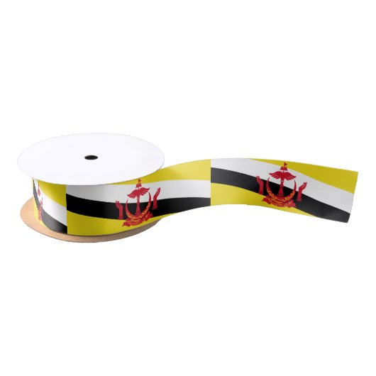 Patriotic Brunei Flag Satinband (Spule)