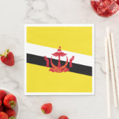 Patriotic Brunei Flag Serviette (Beispiel)