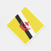 Patriotic Brunei Flag Serviette (Ecke)