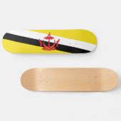 Patriotic Brunei Flag Skateboard (Horizontal)