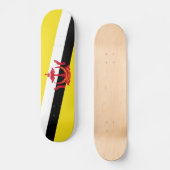 Patriotic Brunei Flag Skateboard (Vorderseite)