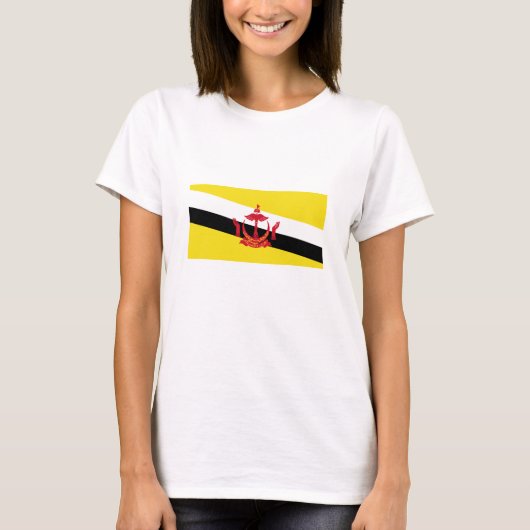 Patriotic Brunei Flag T-Shirt (Vorderseite)