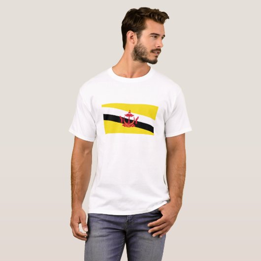 Patriotic Brunei Flag T-Shirt (Vorne ganz)