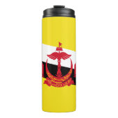 Patriotic Brunei Flag Thermosbecher (Vorderseite)