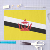 Patriotic Brunei Flag Tissue Paper Seidenpapier (Handwerk)
