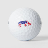 Patriotic Buffalo Golfball (Vorderseite)