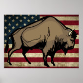 PATRIOTIC BUFFALO POSTER ART (Vorne)