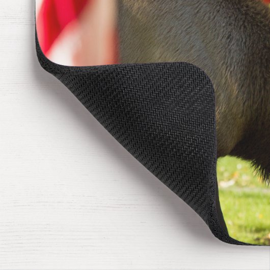 Patriotic Bull Elk Mouse pad Mousepad (Ecke)