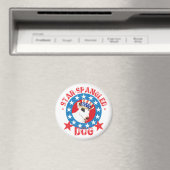 Patriotic Bull Terrier Magnet (In Situ (Geschirrspüler))