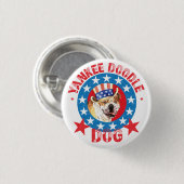 Patriotic Bulldog Button (Vorne & Hinten)