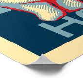 Patriotic Bunny Poster (Ecke)