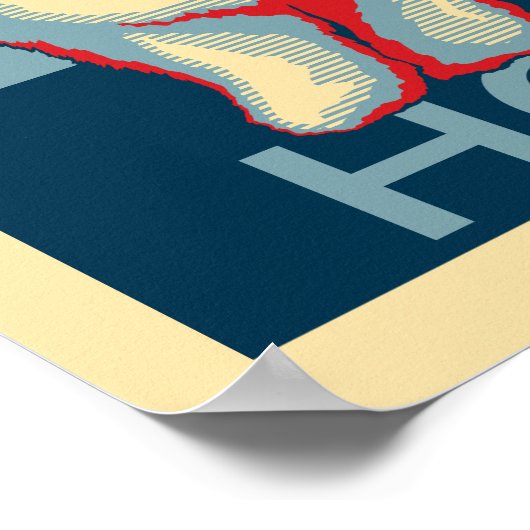 Patriotic Bunny Poster (Ecke)