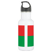 Patriotic Burkina Faso Flag Edelstahlflasche (Rückseite)