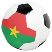 Patriotic Burkina Faso Flag Fußball (Dreiviertel)