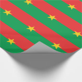 Patriotic Burkina Faso Flag Geschenkpapier (Ecke)