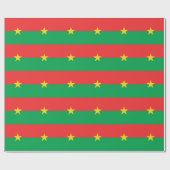 Patriotic Burkina Faso Flag Geschenkpapier (Flach)