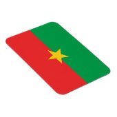 Patriotic Burkina Faso Flag Magnet (Rechte Seite)