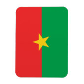 Patriotic Burkina Faso Flag Magnet (Vertikal)