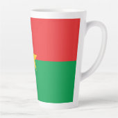 Patriotic Burkina Faso Flag Milchtasse (Rechts)