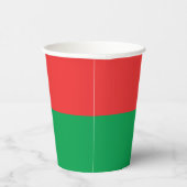 Patriotic Burkina Faso Flag Pappbecher (Rechts)