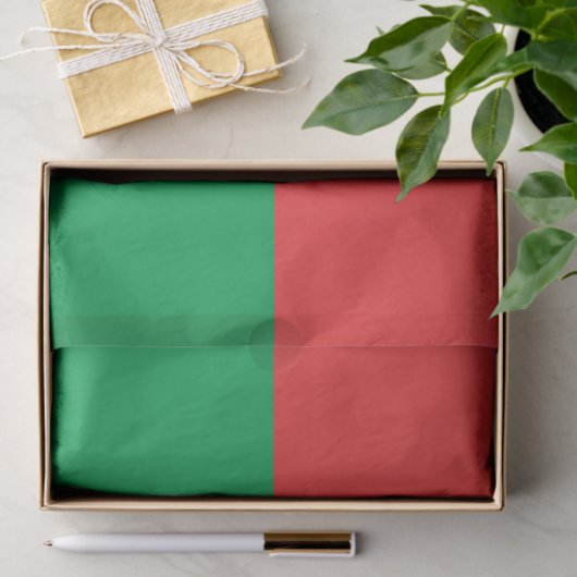 Patriotic Burkina Faso Flag Seidenpapier (Geschenk)