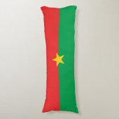 Patriotic Burkina Faso Flag Seitenschläferkissen (Vorderseite Vertikal)