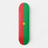 Patriotic Burkina Faso Flag Skateboard (Vorderseite)