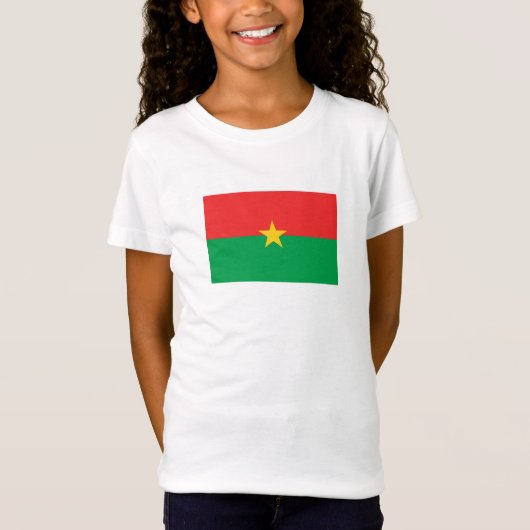 Patriotic Burkina Faso Flag T-Shirt (Vorderseite)