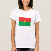 Patriotic Burkina Faso Flag T-Shirt (Vorderseite)