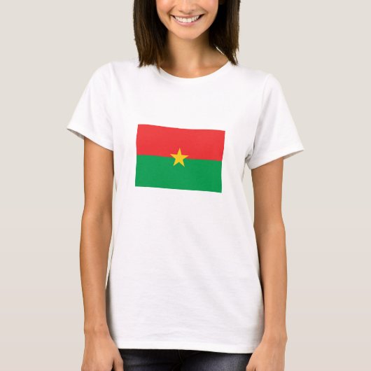 Patriotic Burkina Faso Flag T-Shirt (Vorderseite)