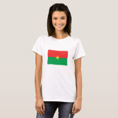 Patriotic Burkina Faso Flag T-Shirt (Vorne ganz)