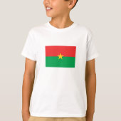Patriotic Burkina Faso Flag T-Shirt (Vorderseite)