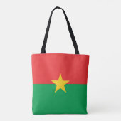 Patriotic Burkina Faso Flag Tasche (Rückseite)