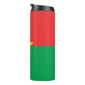 Patriotic Burkina Faso Flag Thermosbecher (Nach rechts gedreht)