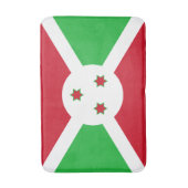 Patriotic Burundi Flag Badematte (Vorderseite Vertikal)