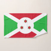 Patriotic Burundi Flag Badhandtuch Set (Handtuch)