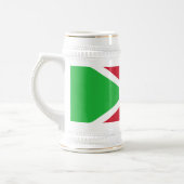 Patriotic Burundi Flag Bierglas (Links)