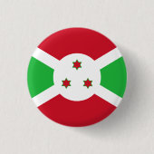 Patriotic Burundi Flag Button (Vorderseite)
