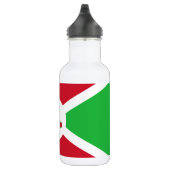 Patriotic Burundi Flag Edelstahlflasche (Rechts)