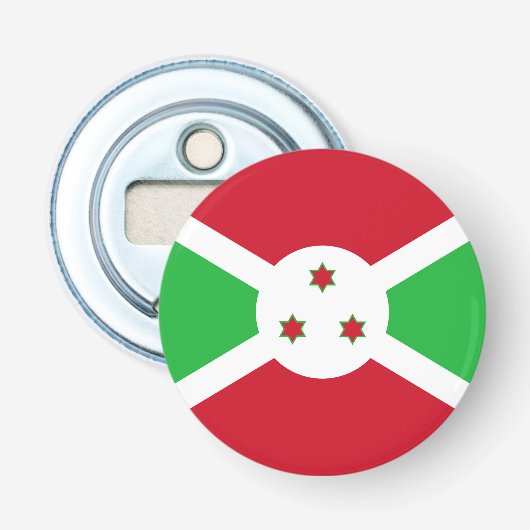 Patriotic Burundi Flag Flaschenöffner (Vorderseite)