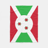 Patriotic Burundi Flag Fleecedecke (Vorderseite)