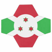 Patriotic Burundi Flag Fußball (Flach)
