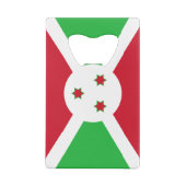Patriotic Burundi Flag Geldbeutel Flaschenöffner (Rückseite)
