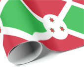 Patriotic Burundi Flag Geschenkpapier (Rolleneckpunkt)