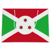 Patriotic Burundi Flag Große Geschenktüte (Vorderseite)