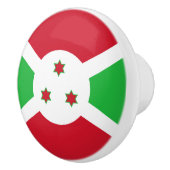 Patriotic Burundi Flag Keramikknauf (Rechts)