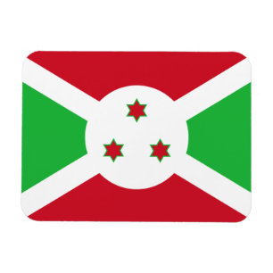 Patriotic Burundi Flag Magnet