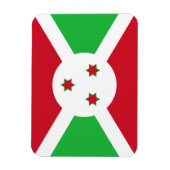 Patriotic Burundi Flag Magnet (Vertikal)