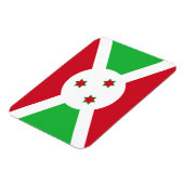 Patriotic Burundi Flag Magnet (Linke Seite)