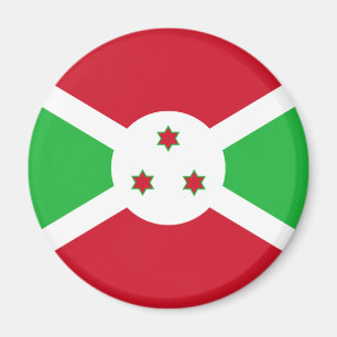 Patriotic Burundi Flag Magnet